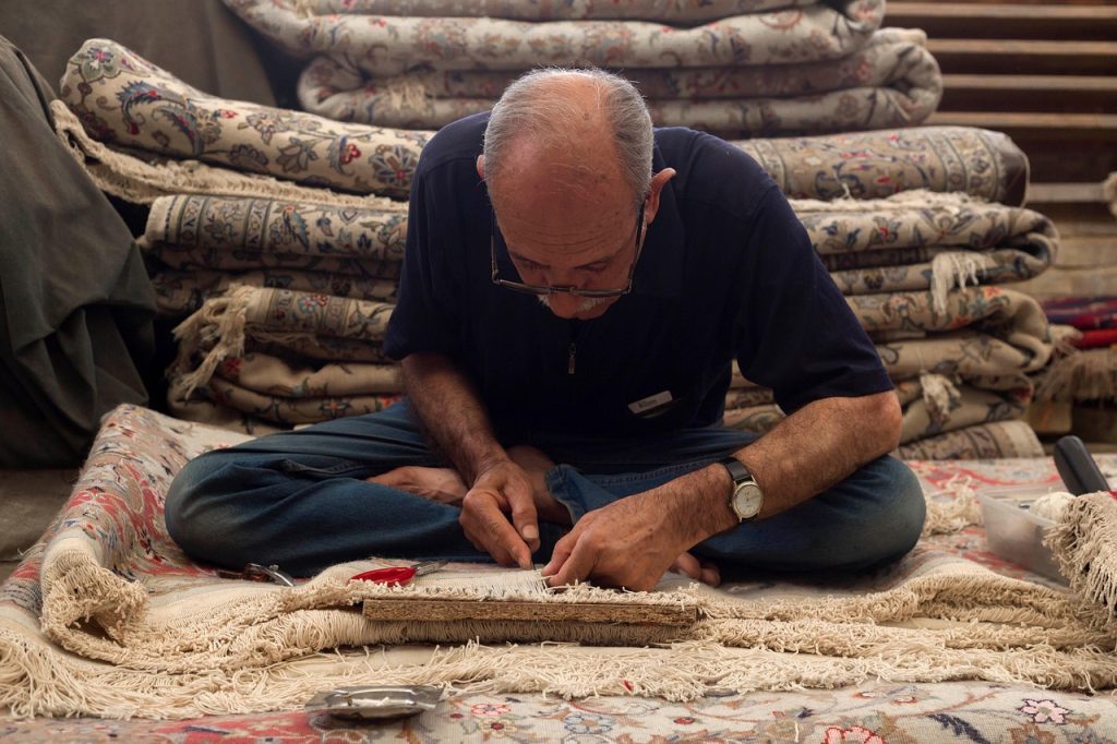 Fabricación de alfombras