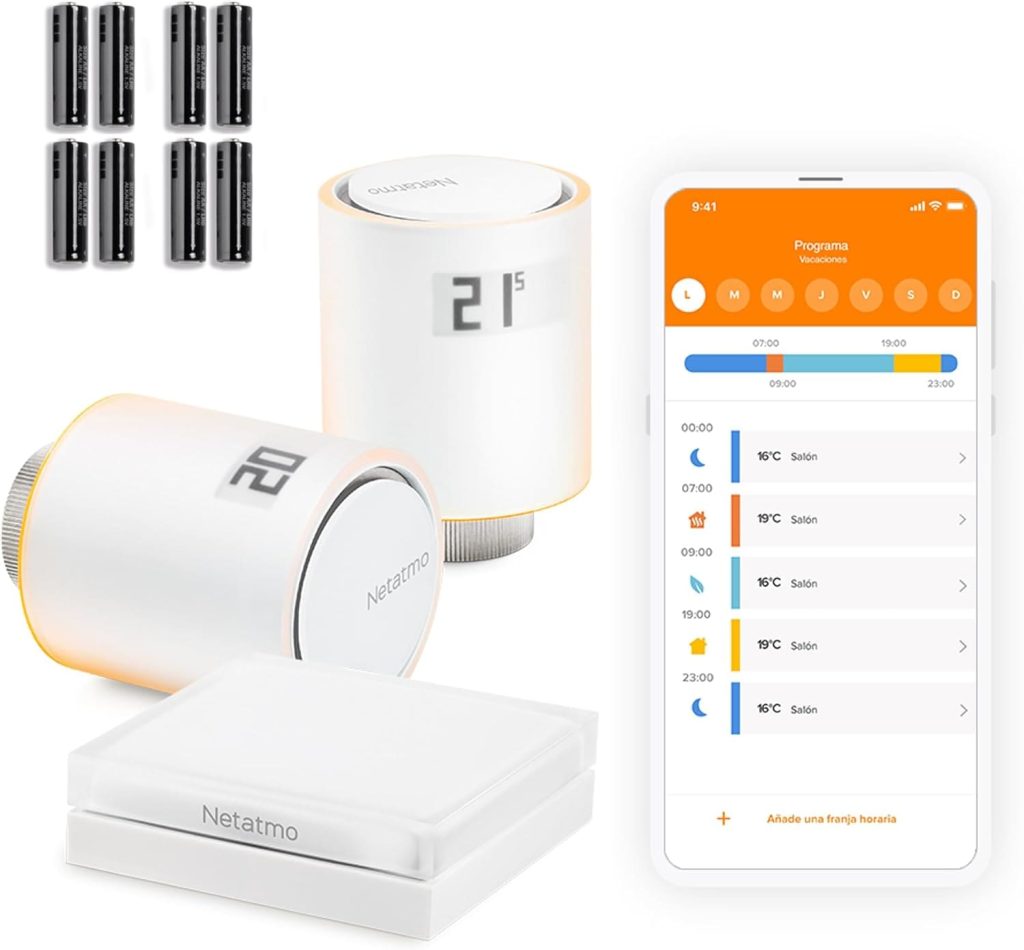 Válvulas de radiador inteligentes NETATMO