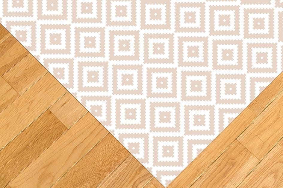 Alfombra de vinilo hidráulica para cocina DOBLE UVE
