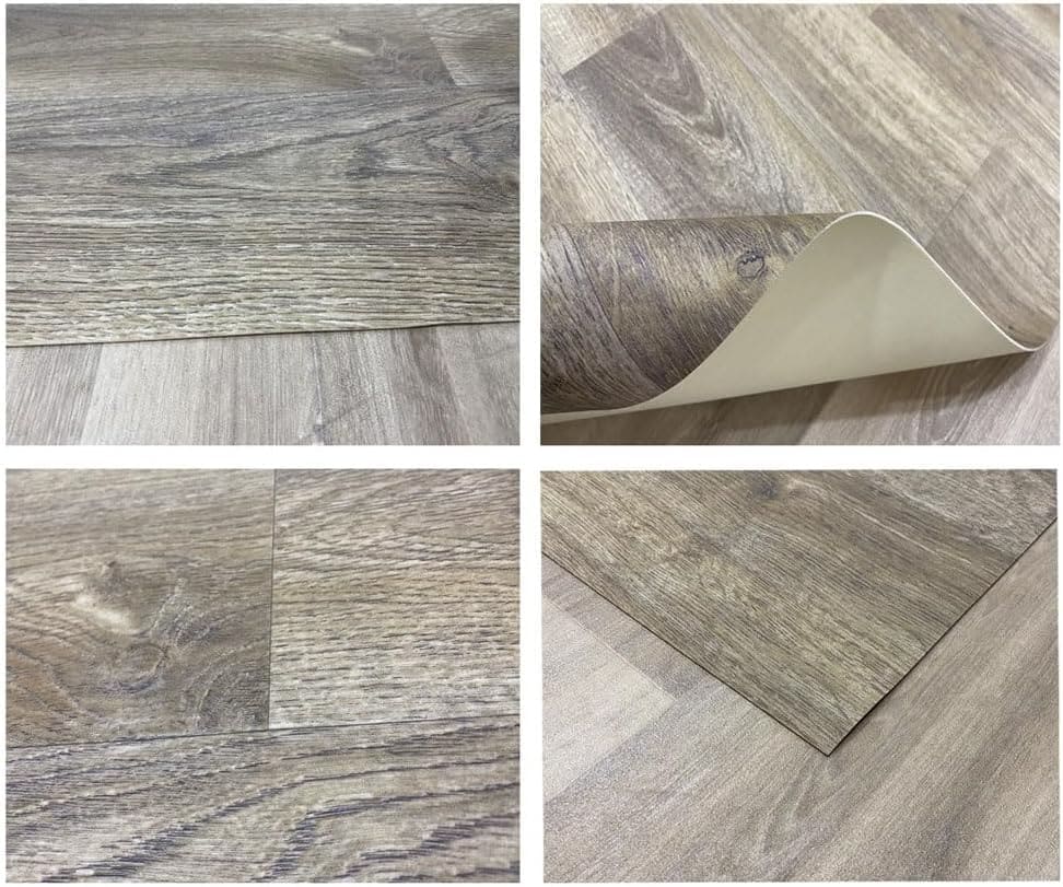 Alfombra de vinilo imitación madera TADI & IMPERIO