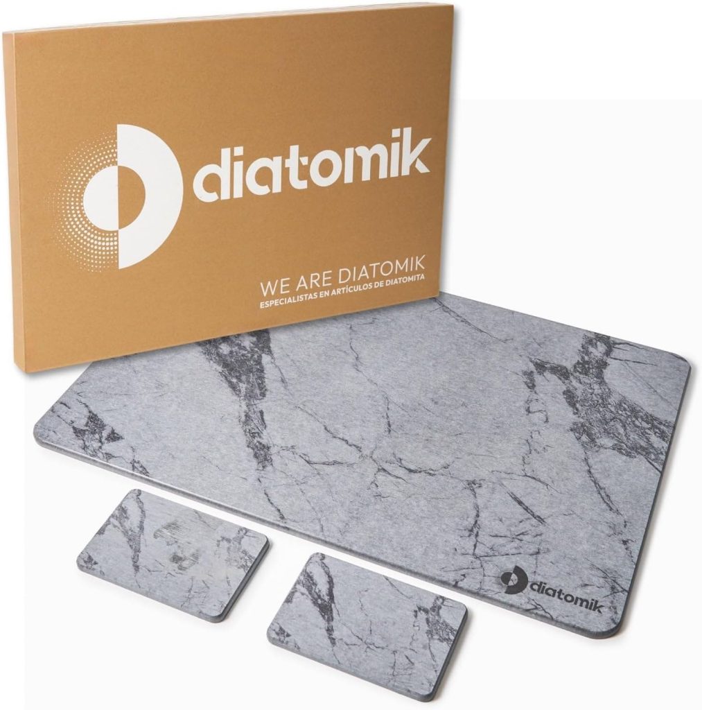 Alfombra de diatomita para baño