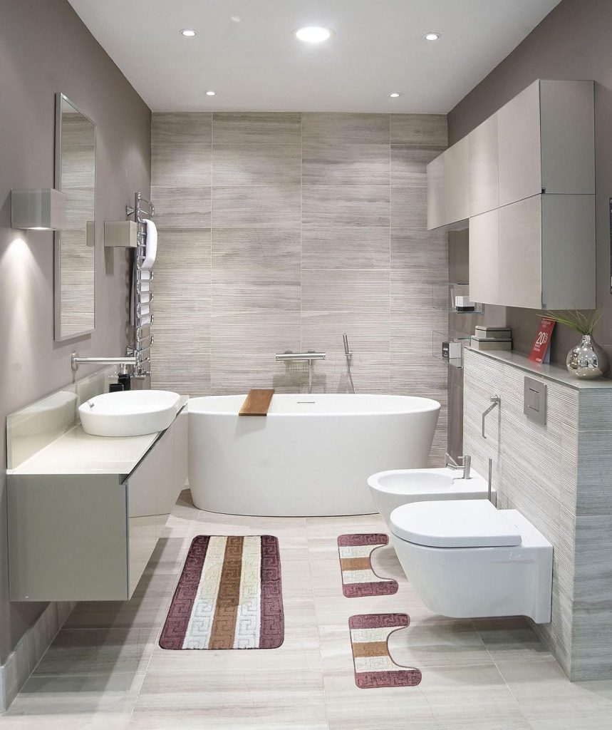 Juego de alfombras para baño HOME ZEN