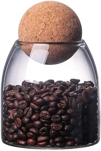 Tarro de cristal para café, caramelos, bombones o galletas.