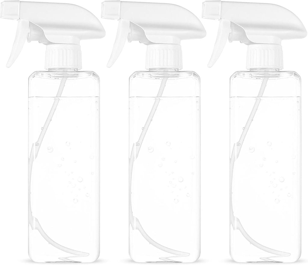 Botellas vacías de spray para productos de limpieza