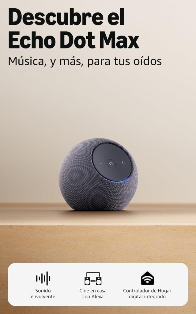 ECHO DOT MAX Altavoz inteligente Alexa