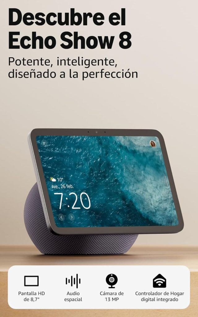 ECHO SHOW 8 Altavoz inteligente para Alexa