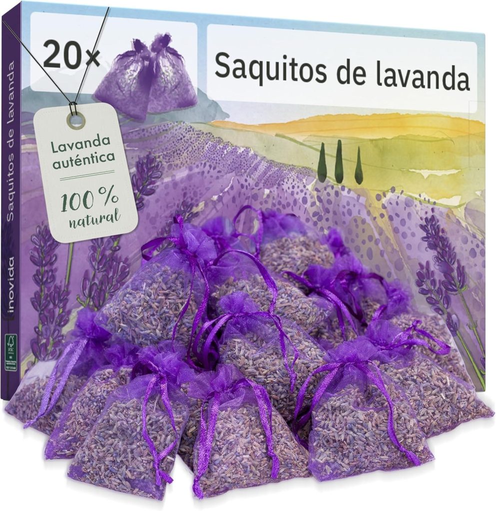 Saquitos de lavanda para armarios antipolillas
