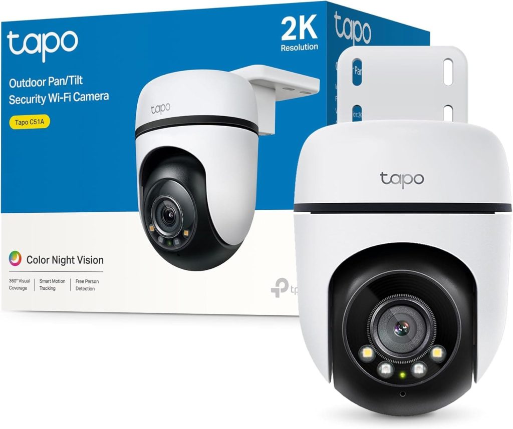 Cámara de vigilancia para exterior TAPO C51A