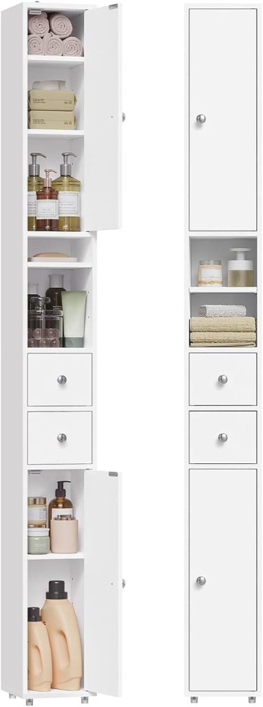 Mueble estrecho para baño EUGAD