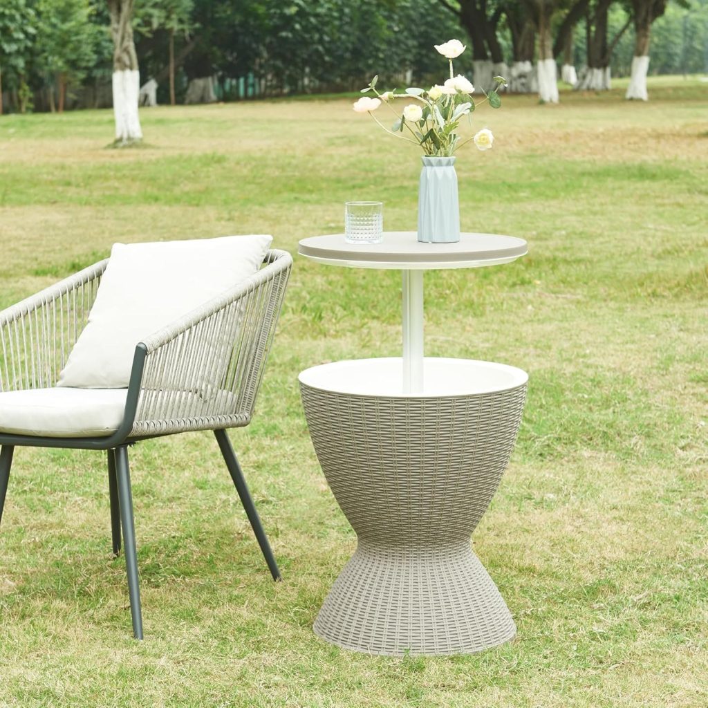 Mesita cubitera para jardín CASA PRO