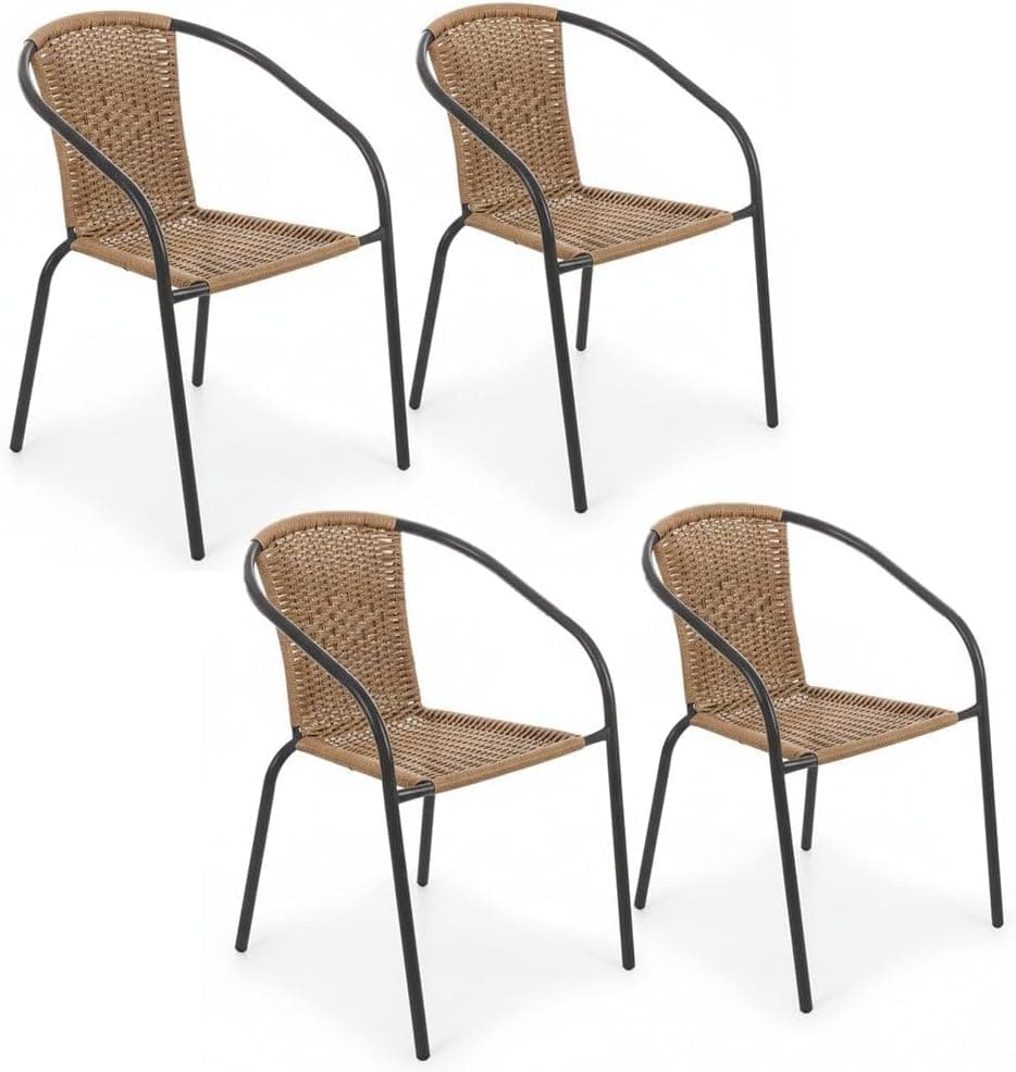 Sillas de ratán para jardín. LOLA HOME