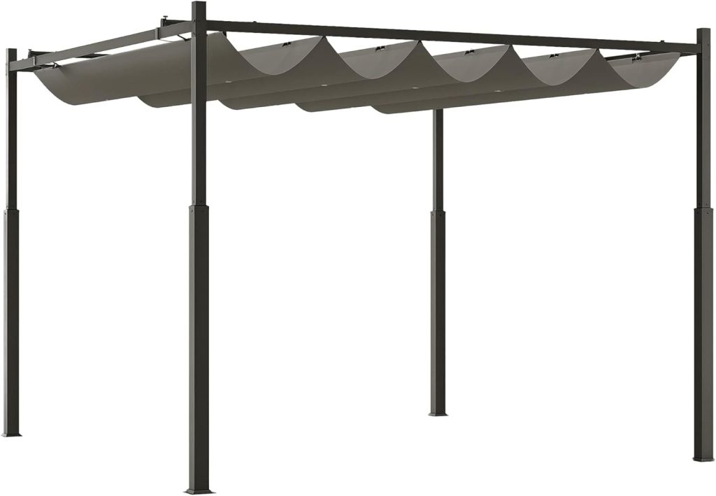 Pérgola negra OUTSUNNY
