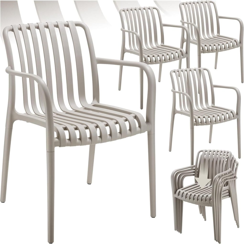 Sillas de plástico para jardín TECTAKE