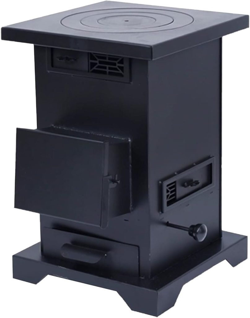 Estufa de pellets con horno