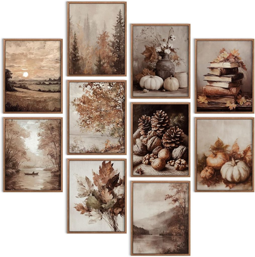 Set láminas de otoño BENJIA