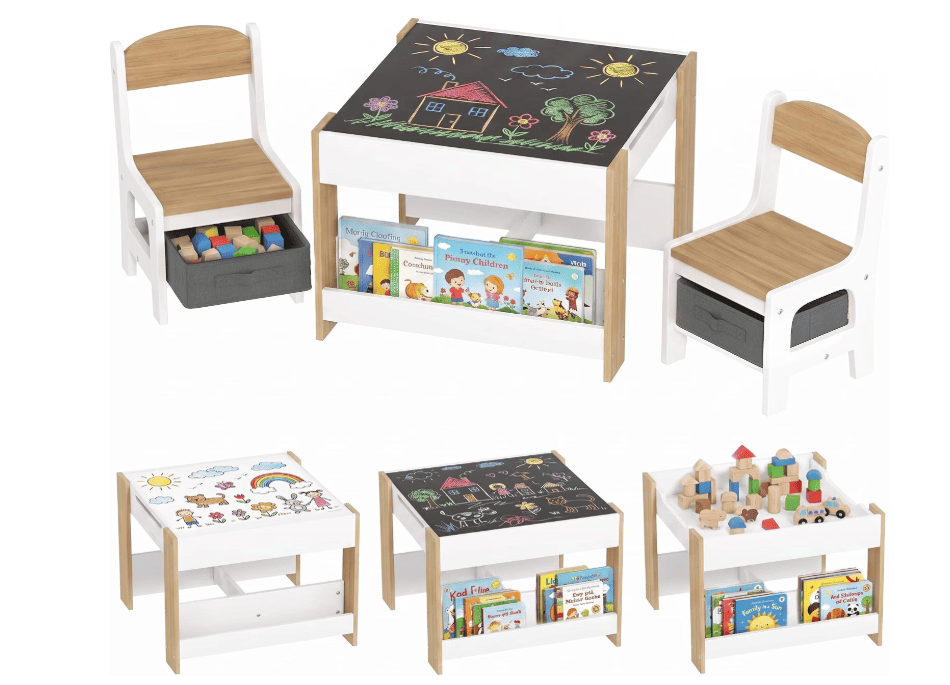 Mesa y sillas para niños HOMCOM