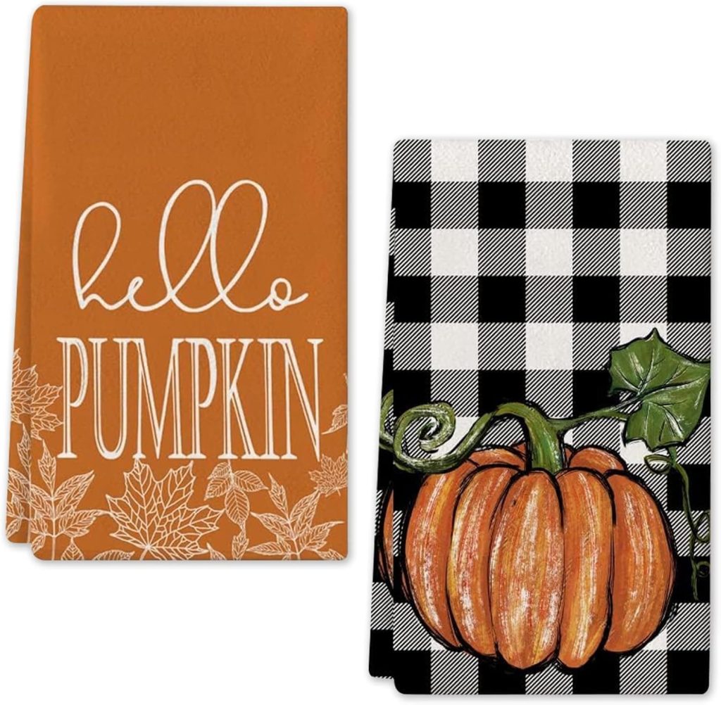 Paños de cocina de otoño