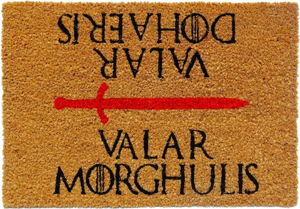 Felpudo Valar Morghulis para Halloween KOKO DOORMATS