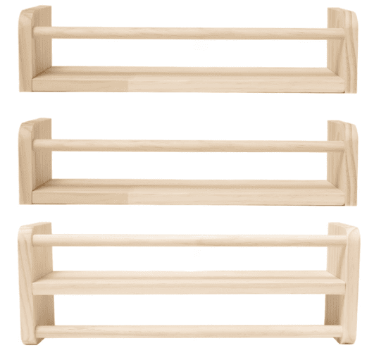 Estantes de madera para habitación infantil PILIKOLL