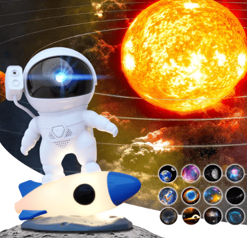 Proyector astronauta para niños