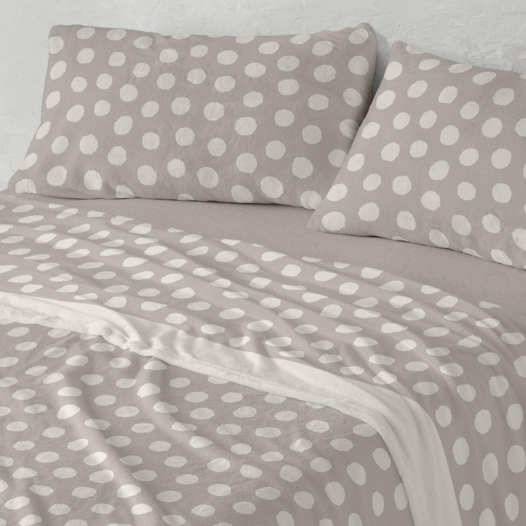 Sábanas de cama de matrimonio de coralina