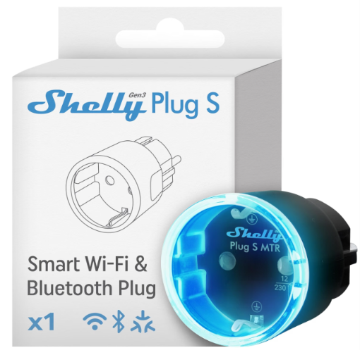 Shelly Plug S Enchufe inteligente