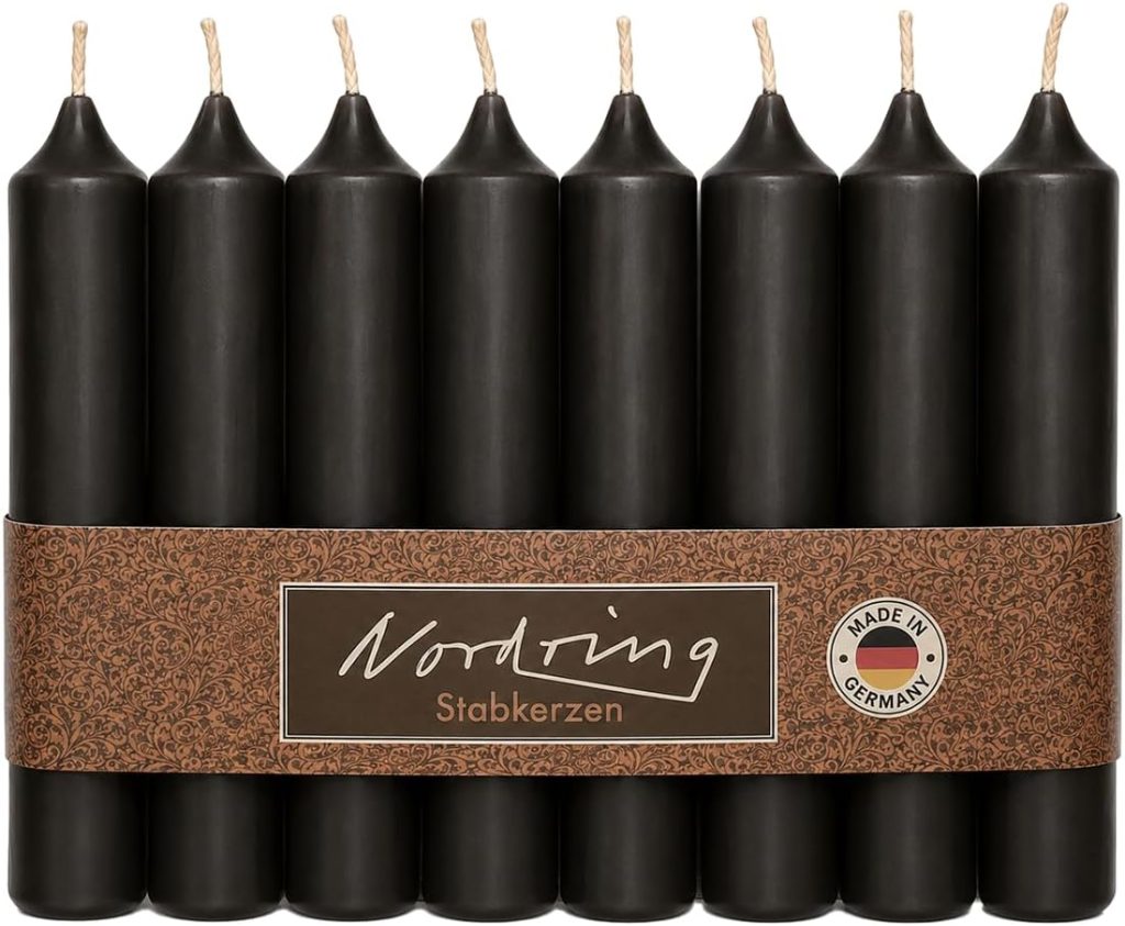 Pack de velas negras para Halloween NORDING
