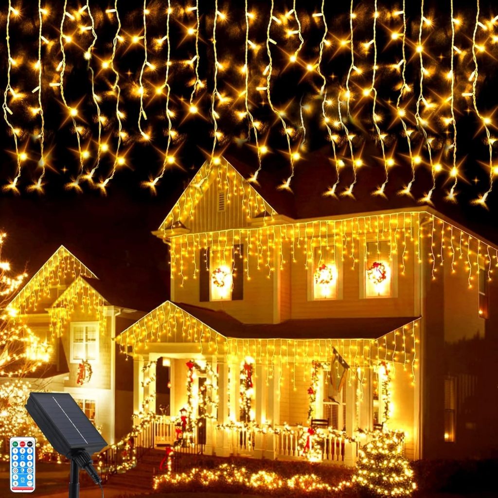 Guirnalda de luces solar Navidad